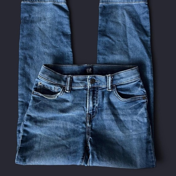 Gap Kids Size 10 Soft Stretch Denim – Adjustable Waist, Straight Leg - Picture 1 of 6
